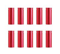 MZRAN 10Pcs Bike Cable End Caps Bicycles Brake End Crimps Colorful Aluminum Alloy Bike Crimp Ends Tips Shifter Brake Cable Caps