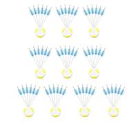 MZRAN 10Pcs Space Beans Fishing Line Anti Entanglement Beans Replacement Space Bean For Knot Protections And Line Management Silicone Fishing Accessory
