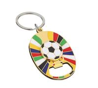 MZRAN 2026 Inspired Turntable Football Keychain Alloy Bottle Opener Compact Design Ornament Sports Souvenir Gift Portable Sports Keychain