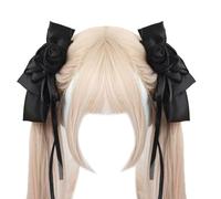 MZRAN 2pcs Braids Hair Clip for Hot Girls Rose Ribbon&Bowknot Shape Hair Barrettes Ponytail Hair Barrettes for Teens Girls