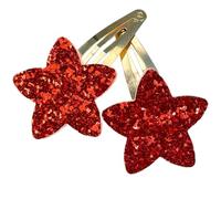 MZRAN 2Pcs Sequined Star Hair Clip for Adult Children Hair Barrettes Snap Hairpin for Everyday Wear Hair Styling Accessories