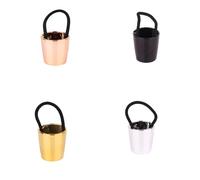 MZRAN 4lots Gothicism Punk Hair Holder Elastic Hair Band Rhinestones Pattern Hair Tie for Women Fashionable Hair Accessories