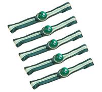 MZRAN 5 Pcs Chinese Knots Button With Jade Beads Traditional Clasp Bead Closure For Cheongsam