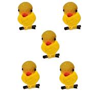 MZRAN 5pcs Novelty Luminous Duck Hair Clasps Fashion Headwear Unique Headpieces for Party Goers and Music Festival Enthusiasts