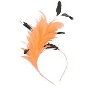 MZRAN Age Glitter Hairhoop For Costume Parties Soft Adjustable Headband With For 1920s Theme & Stage Shows Feather Hairband For Costume