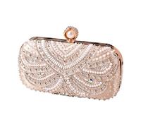MZRAN All-matching Banquet Bag For Women Girl Wedding Handbag Rhinestones Evening Bag Clutches Purse Chain Strap Shoulder Women Evening Elegant Clutches Purse Handbag Rhinestones Shoulder For Prom