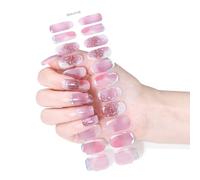 MZRAN Butterfly Gels Nails Stickers Nails Polish Strips Gels Nails Wraps Waterproof Gels Nails Strips Manicures Stickers