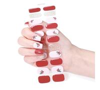 MZRAN Butterfly Gels Nails Stickers Nails Polish Strips Gels Nails Wraps Waterproof Gels Nails Strips Manicures Stickers