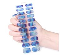 MZRAN Butterfly Gels Nails Stickers Nails Polish Strips Gels Nails Wraps Waterproof Gels Nails Strips Manicures Stickers