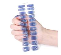 MZRAN Butterfly Gels Nails Stickers Nails Polish Strips Gels Nails Wraps Waterproof Gels Nails Strips Manicures Stickers