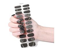 MZRAN Butterfly Gels Nails Stickers Nails Polish Strips Gels Nails Wraps Waterproof Gels Nails Strips Manicures Stickers