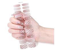 MZRAN Butterfly Gels Nails Stickers Nails Polish Strips Gels Nails Wraps Waterproof Gels Nails Strips Manicures Stickers