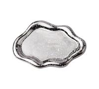 MZRAN Ceramic Jewelry Display Tray Food Safe Glossy Finish Foldable Storage Solution Perfect for Weddings Thanksgiving Halloween Gifts Ceramic Accessory Holder