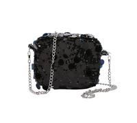 MZRAN Compact And Stylish Evening Purse Crossbody Handbag With Sparkling Sequined Delicate Chain Strap Shoulder Bag For Women Fashionable Handbag