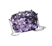 MZRAN Compact And Stylish Evening Purse Crossbody Handbag With Sparkling Sequined Delicate Chain Strap Shoulder Bag For Women Fashionable Handbag