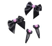 MZRAN Cute Skull Bowknot Shape Hairpins Hot Girls Spring Summer Ponytail Bangs Hair Clip for Woman Birthday Gift for Friend