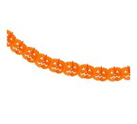 MZRAN Decorative Halloween Paper Chain Garlands Stylish Pumpkins/Spiders Shaped Banners Flags Colorful Festival Ribbons Halloween Paper Garlands