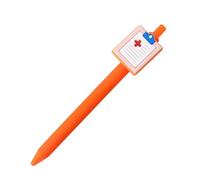 MZRAN Doctore Nurse Gel Pen Quick Dry Retractable Gel 0.5MM Comfortable Grip Smooth To Write For Writing Journaling Meeting Note