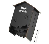 MZRAN Ecologically Wood Bat Nest Box for Easy Hanging Local Ecosystem Durability Shelter Wildlife Conservation Bat Box