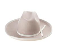 MZRAN Elegant French Cowboy Hats Lady Carnivals Festival Formal Gathering Ribbon Hat Band Hat For Adult Unisex