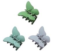 MZRAN Elegant Hair Clips with Large Butterfly Hair Claws Clip Non-Slip Cute Strong Hold Catch Barrettes Hair Styling Tool