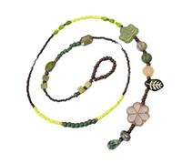MZRAN Elegant Handmade Necklace Beads Necklace Showcasing Unique Retro Forests Styles Suitable for Matching Fashion Outfits