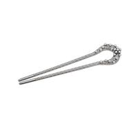 MZRAN Elegant Pearls Filigree Hair Stick Buyao for Girls Ancient Chinese Hairpin Traditional Hanbiuk Decorative Cosplay