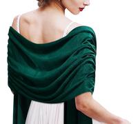 MZRAN Elegant Velvets Shawl Solid Color Neck Shawl Women's Shawl Multipurpose Shawl For Weddings Parties And Everyday Wear