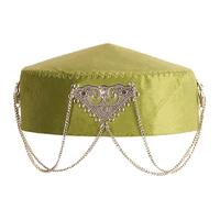 MZRAN Ethnic Fringed Kazakh Hat Tradition And Modernity Headwear For Culture Lover And Event Participants