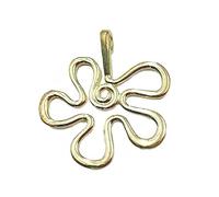 MZRAN Fashion Abstract Flower Charm Dangle Hollow Flower Pendants Keychain Necklace Valentines Day Jewelry Accessories