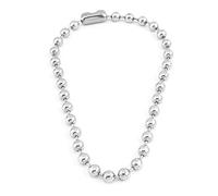 MZRAN Fashion Trend Light Luxury Collarbone Chain Temperament Simple Cold 7.5mm Bead Necklace