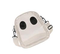 MZRAN Funny Skeleton Design Crossbody Bag Stylish Color Blocking Pattern Compact Shoulder For Halloween Event Cute Skeleton