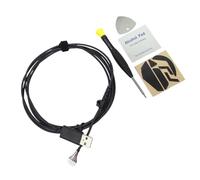 MZRAN High Flexibility Rubber Cord And Upgrades Feet Skates Set For G502 Corded Includes Metal Tool Gaming Skates Feet Pads