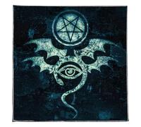 MZRAN Machine Washable Tarots Table Covers Mystical Symbols Soft Velvets Meditations Aid Spiritual Ceremonies Travel Friendly Tarots Ritual Cloth