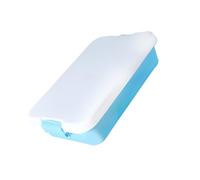 MZRAN Practical Sensory Bin Sand Tray with Lid Toy Storage Box Stackable for Organizing Beach Play Gear and Easy Travel Portable Toy Box