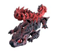 MZRAN Printed Stress Relief Dragon Fidgets Toy Versatile Flexible Design For Playful Interaction At Home Or On The Go Office Desk Dragon Ornament