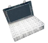 MZRAN Reusable Storage Bottles With Sticker Organize Small Items Beads Jewelry Home Workshop Accessory Organizers
