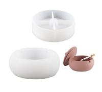 MZRAN Silicone Ashtray Molds Epoxy Resin Moulds Craft Molds Resin Crafting Molds Ashtray Crafting Molds Silicone Texture