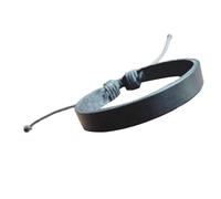 MZRAN Sophisticated Smooth Wristband Sustainable PU Leather Building Flexible Stackable Jewelry Suitable for Work and Amusement Comfortable PU Leather Wristband