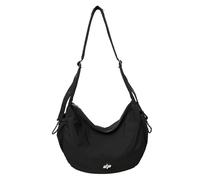 MZRAN Spacious Nylon Crossbody Bag For Work And Leisure Stylish Unisex Simple Solid Color School Book Bag Large Shoulder Nylon Shoulder