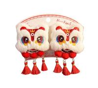 MZRAN Stylish Hairpin Pompoms New Year Bells Pearls Headwear Bunches Clip Elegant Bowknot Hair Clip Photo Props