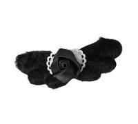 MZRAN Stylish Plush Heart Angel Wing Hair Accessory Hair Clip Comfortable Hair Decoration Hairpieces for Trendy Women