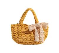 MZRAN Summers Straw Beach Bag For Women Straw Handwoven Toted Bag Clutches Handwoven Top Handle Handbag Gifts Toted Bags For Women