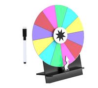 MZRAN Tabletop Prize Turn Plate Erasable Reusable Fortunes Wheel Lucky Draws Rotating Tabletop Lottery Machine Turn Plate Prize Game Lucky Draws