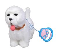 MZRAN Versatile Educational Electric Plush Toy Dog for Home Park Activities Talks and Tongue Out Fun Indoor Outdoor Toy