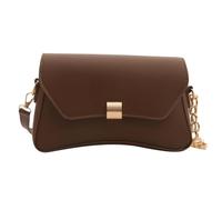 MZRAN Women Bag Chain Shoulder Bag PU Leather Armpit Ladies Commuting Stylish Crossbody Ladies Underarm Women Armpit Stylish Handbag All-matching Shoulder Chain Crossbody