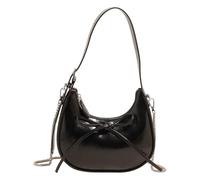 MZRAN Women Bag PU Leather Underarm Purse Trendy Shoulder Bag Fashion Shopping Bows Crossbody Aesthetic Armpit Pu Leather Crossbody For Women Sweet Bows Shoulder Trendy Underarm Purse