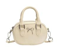 MZRAN Women Bowling Bag Small Shoulder Bag Trendy Handbag All-Matching Messengers Commuting Simple Crossbody Women Bowling Small Shoulder Lovely Bows Crossbody Commuting