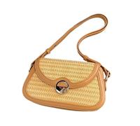MZRAN Women Retro Shoulder Bag Straw Beach Bag Armpit Handwoven Crossbody Messengers Handbag For Travel Vacation Women Crossbody Retro Straw Beach Fashion Shoulder Handwoven Handbag