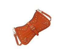 MZRAN Women Rivets Crossbody Bag Retro Shoulder Bag Trendy Armpit Simple Commuting PU Leather Underarm Women Rivets Shoulder Simple Underarm Purse Ladies Retro Crossbody